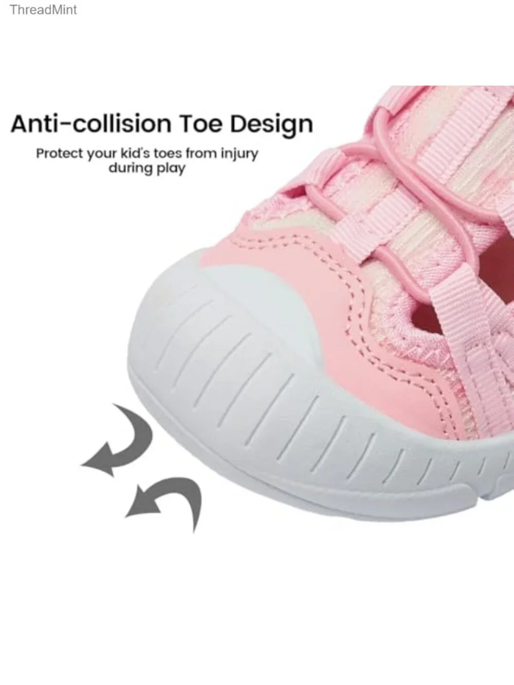 Kids Water Shoes Lightweight Breathable Quick-Dry Non-Slip Swim Sandals